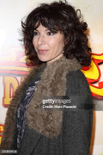 Anne Depetrini attends the 'Halal Police d'etat' premiere at UGC Cine Cite Bercy on February 15, 2011 in Paris, France.