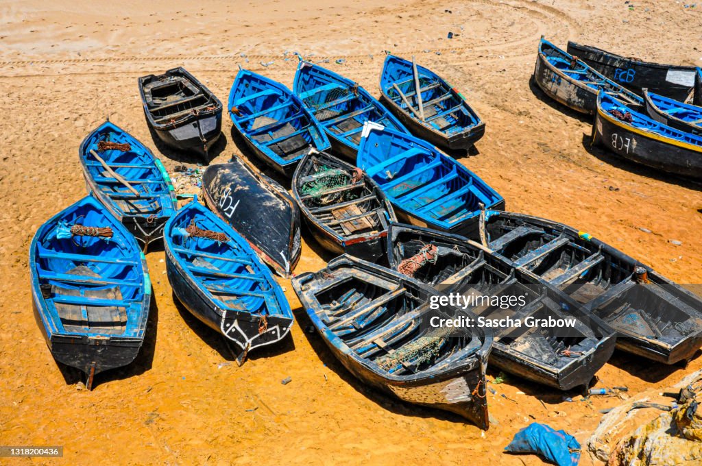 Southern Morocco Fishing Boats