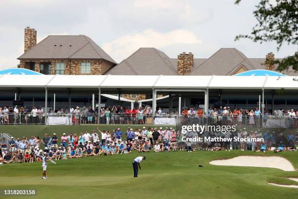 General view of the 12th hole green during round three of the AT&T Byron Nelson at TPC Craig Ranch on May 15, 2021 in McKinney, Texas.