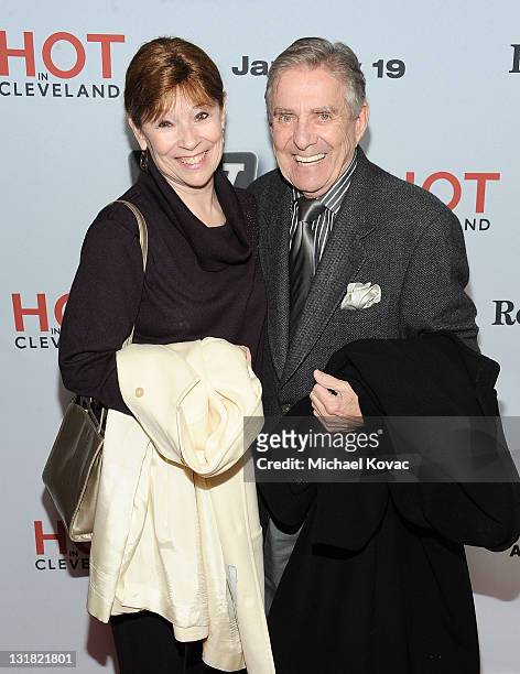 Actor Pat Harrington, Jr. And guest attend TV Land's "Hot In Cleveland" And "Retired At 35" Premiere Party at Sunset Tower on January 10, 2011 in...