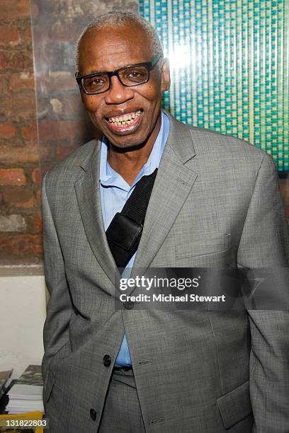 Screenwriter Eric Monte attends the screening of the 1975 film "Cooley High" at Anthology Film Archives on February 27, 2011 in New York City.