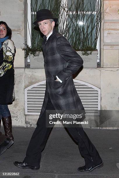 Jefferson Hack arrives at the CHANEL dinner hosted in the honor of Blake Lively during Paris Fashion Week on March 5, 2011 in Paris, France.