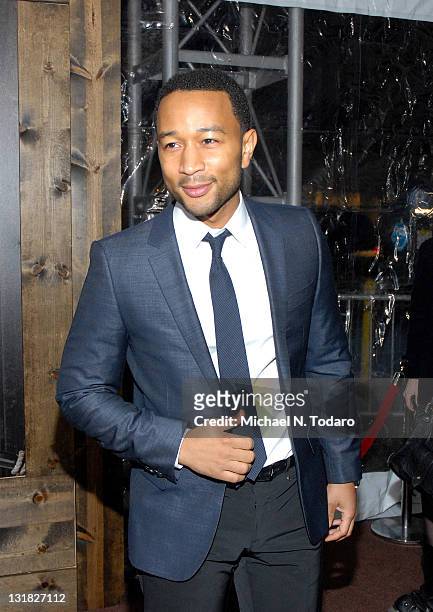 John Legend attends the premiere of "True Grit" at the Ziegfeld Theatre on December 14, 2010 in New York City.
