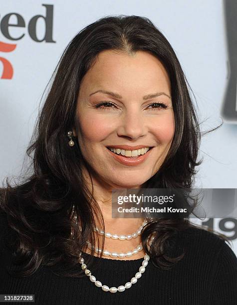 Actress Fran Drescher attends TV Land's "Hot In Cleveland" And "Retired At 35" Premiere Party at Sunset Tower on January 10, 2011 in West Hollywood,...