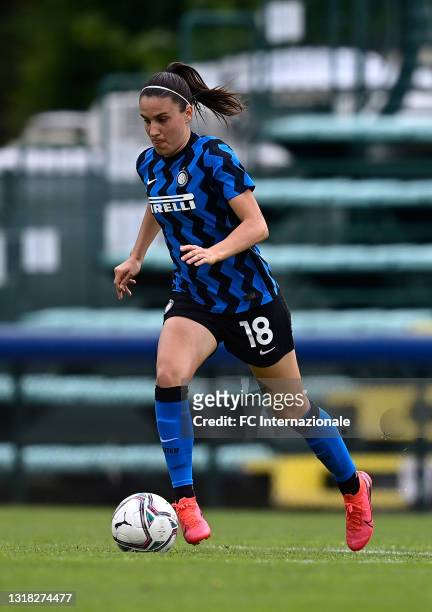 Marta Teresa Pandini of FC Internazionale in action during the Women Serie A match between FC Internazionale and Florentia at Suning Youth...