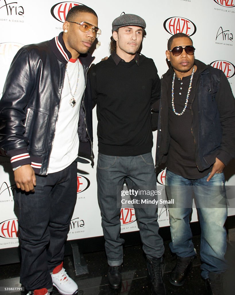 Nelly Hosts New Year's Eve Bash At Haze Nightclub