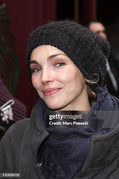 Actress Claire Keim attends 'La Chanson Francaise de l'Annee' rehearsals at L'Olympia on January 7, 2011 in Paris, France.