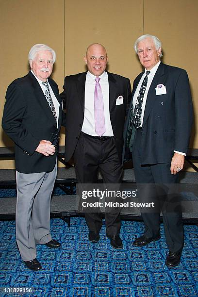 Hall of Famer Dick Williams, MLB player Jim Leyritz and Ex-Yankee General Manager Gene Michael attend the 22nd annual Going to Bat for B.A.T. At The...