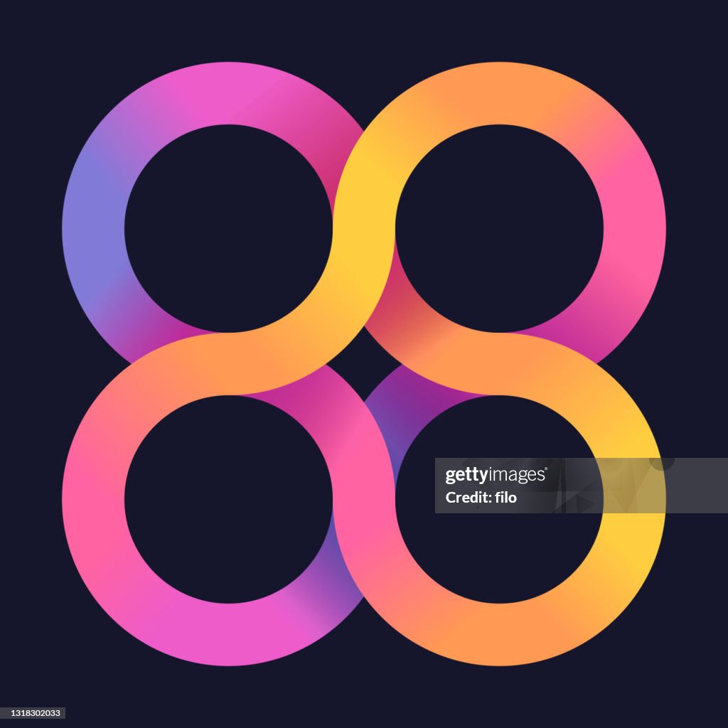 Infinite Loops Abstract Design Element
