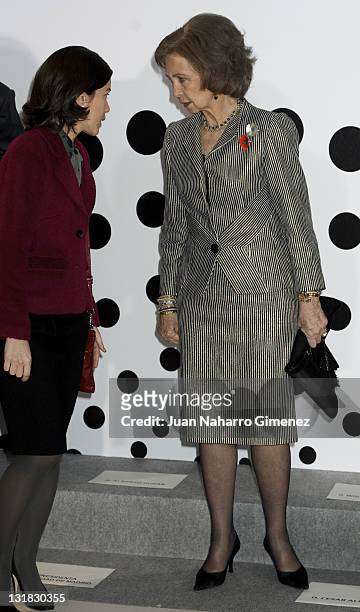 Queen Sofia of Spain attends 'Telefonica Ability Awards' at Telefonica headquarters on January 17, 2011 in Madrid, Spain.