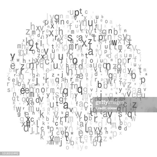 Random Letters Background