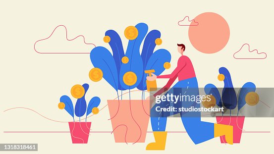 Making money concept Making money concept