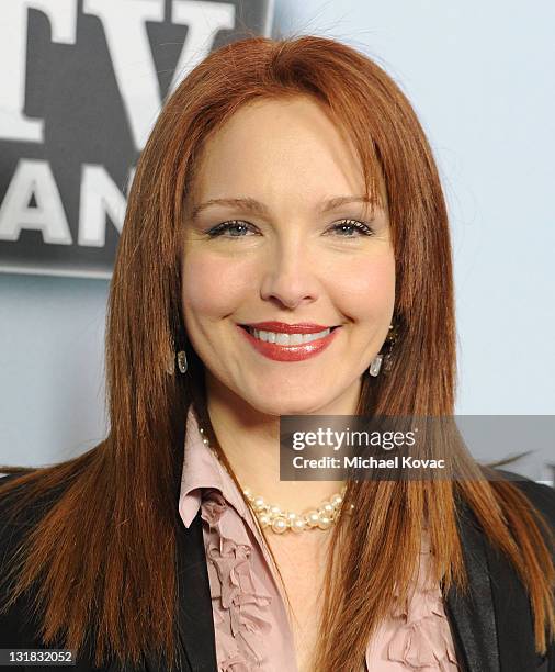 Actress Amy Marie Yasbeck attends TV Land's "Hot In Cleveland" And "Retired At 35" Premiere Party at Sunset Tower on January 10, 2011 in West...