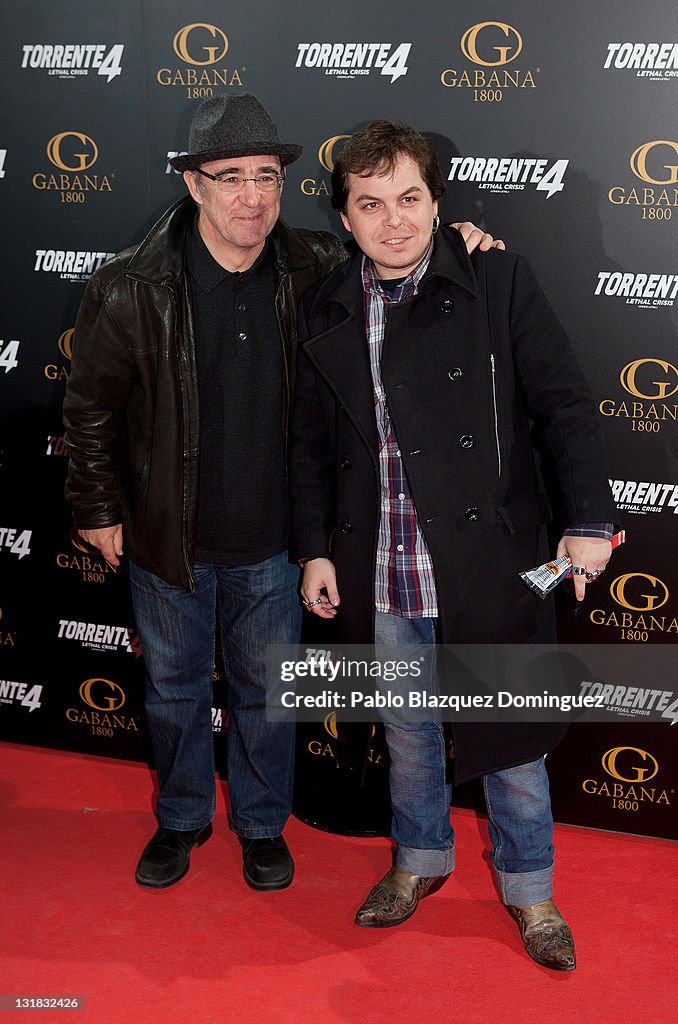 Alex Angulo Spanish actors Alex Angulo and Jimmy Barnatan attend 'Torrente 4 ...