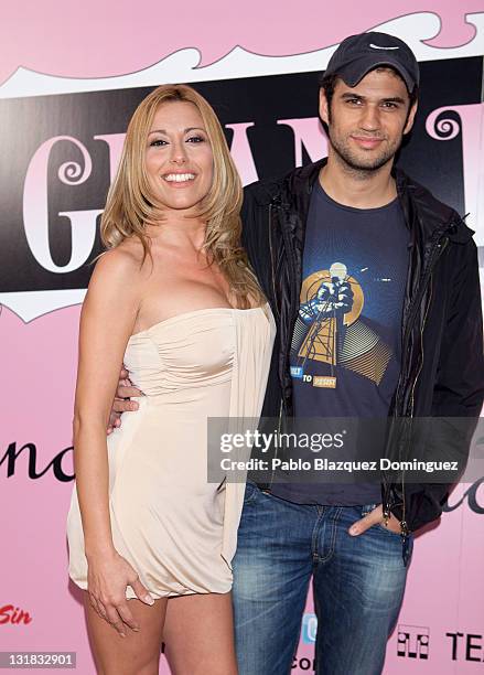 Susana Reche and Iker Lastra attend 'La Gran Depresion' premiere at Infanta Isabel Theatre on May 19, 2011 in Madrid, Spain.