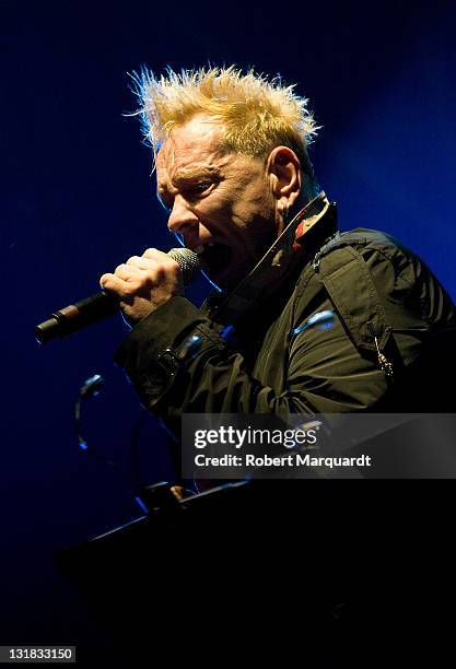 John Lydon of Public Image Ltd. Performs on stage at the Primavera Sound Music Festival on May 26, 2011 in Barcelona, Spain.