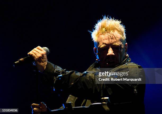 John Lydon of Public Image Ltd. Performs on stage at the Primavera Sound Music Festival on May 26, 2011 in Barcelona, Spain.
