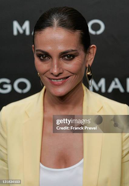 Laura Ponte attends the Mango new collection launch at Centre Pompidou on May 17, 2011 in Paris, France.