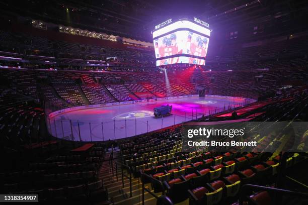 General view of the arena prior to the game between the Florida Panthers and the Tampa Bay Lightning in Game One of the First Round of the 2021...