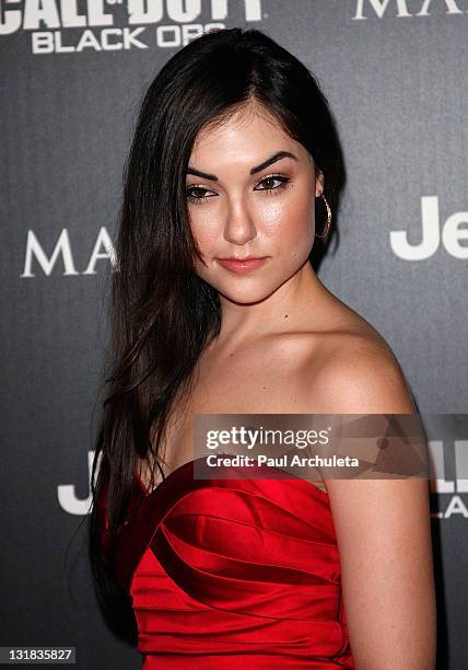 Actress Sasha Grey arrives at the Jeep, Maxim and Call Of Duty Black Ops celebration of the Maximum Warrior Launch at SupperClub Los Angeles on...