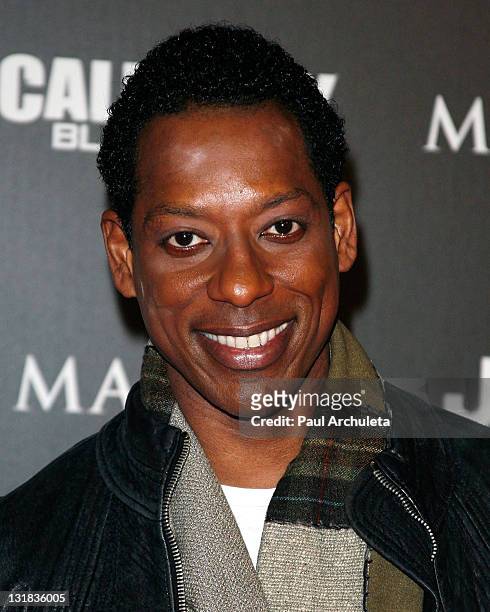 Actor Orlando Jones arrives at the Jeep, Maxim and Call Of Duty Black Ops celebration of the Maximum Warrior Launch at SupperClub Los Angeles on...
