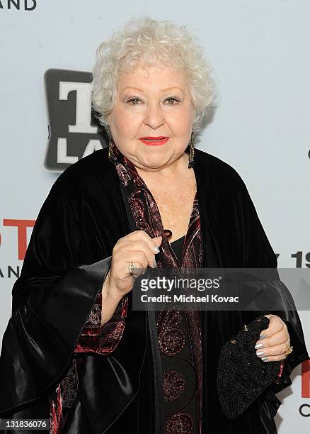 Actress Estelle Harris attends TV Land's "Hot In Cleveland" And "Retired At 35" Premiere Party at Sunset Tower on January 10, 2011 in West Hollywood,...