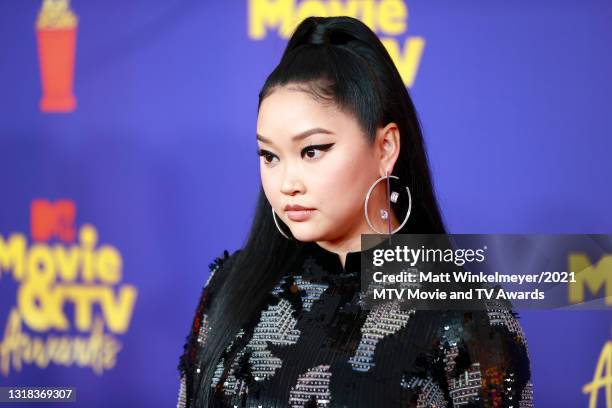 Lana Condor attends the 2021 MTV Movie & TV Awards at the Hollywood Palladium on May 16, 2021 in Los Angeles, California.