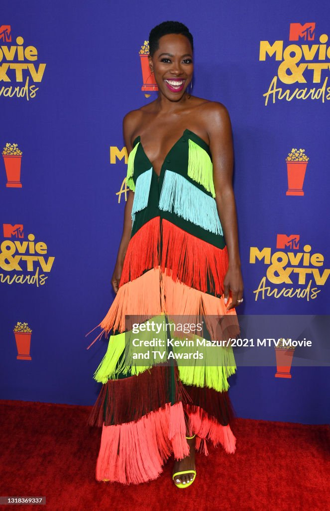 Yvonne Orji attends the 2021 MTV Movie & TV Awards at the Hollywood