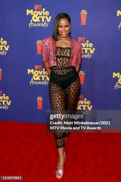 Taylour Paige attends the 2021 MTV Movie & TV Awards at the Hollywood Palladium on May 16, 2021 in Los Angeles, California.