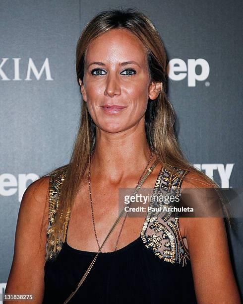 Lady Victoria Hervey arrives at the Jeep, Maxim and Call Of Duty Black Ops celebration of the Maximum Warrior Launch at SupperClub Los Angeles on...