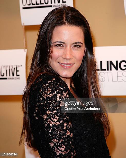 Actress Nathalie Fay arrives at the Human Rights Day celebration benefiting Falling Whistles Organization at Tufenkian Gallery on December 10, 2010...