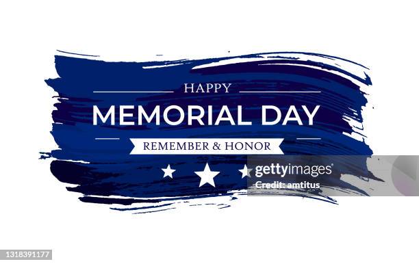 ilustraciones, imágenes clip art, dibujos animados e iconos de stock de nos diseño del día de los monumentos conmemorativos - memorial day background