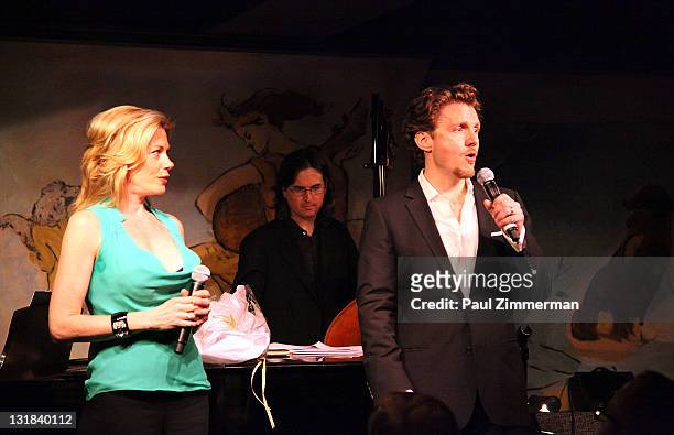 Marin Mazzie and Jason Danieley attend the "He Said/She Said" Opening Night at Cafe Carlyle on May 10, 2011 in New York City.