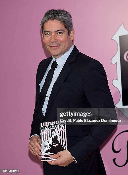 Boris Izaguirre attends 'La Gran Depresion' premiere at Infanta Isabel Theatre on May 19, 2011 in Madrid, Spain.