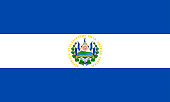 vector illustration of the El Salvador flag. patriotic concept