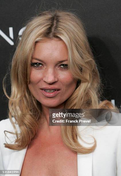 Kate Moss attends the Mango new collection launch at Centre Pomp idou on May 17, 2011 in Paris, France.