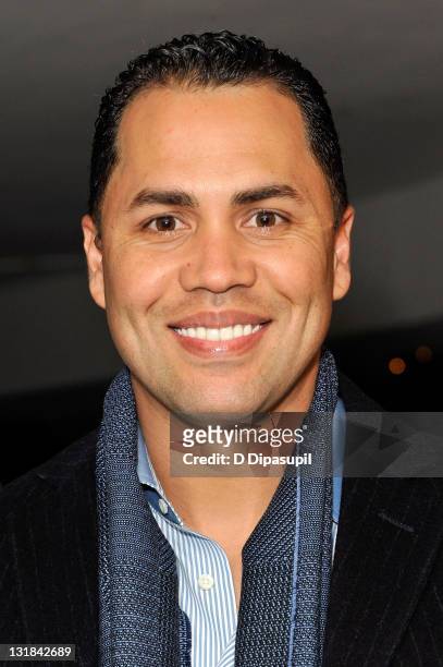 New York Mets player and Sofrito co-owner Carlos Beltran at Sofrito on December 14, 2010 in New York City.