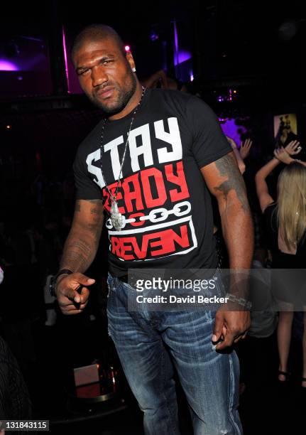 Quinton 'Rampage' Jackson attends his after-fight party at the Gallery Nightclub at the Planet Hollywood Resort & Casino on May 28, 2011 in Las...