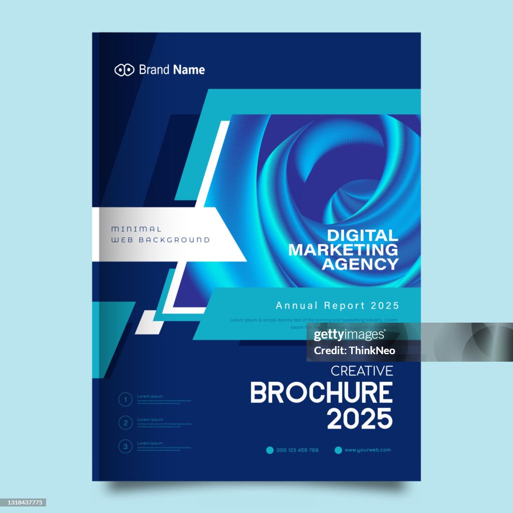 Presentation Program Booklet Cover Design For Presentations And Advertising Creative Layout Of ...