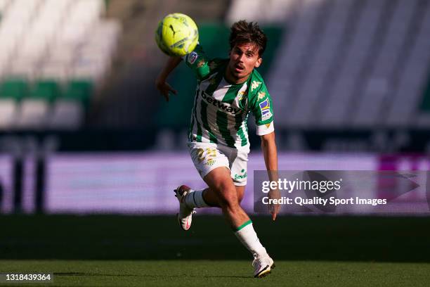 Rodri Sanchez of Real Betis in action during the La Liga Santander match between Real Betis and SD Huesca at Estadio Benito Villamarin on May 16,...