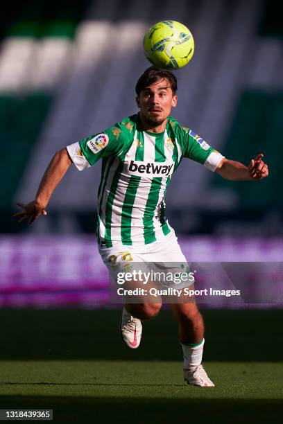 Rodri Sanchez of Real Betis in action during the La Liga Santander match between Real Betis and SD Huesca at Estadio Benito Villamarin on May 16,...