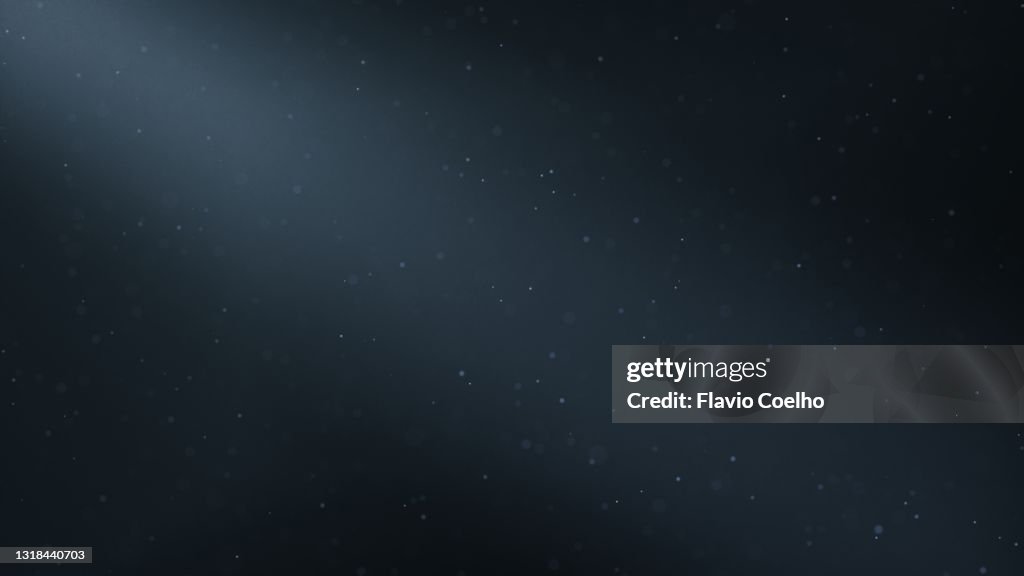 Dust particles floating in the air background