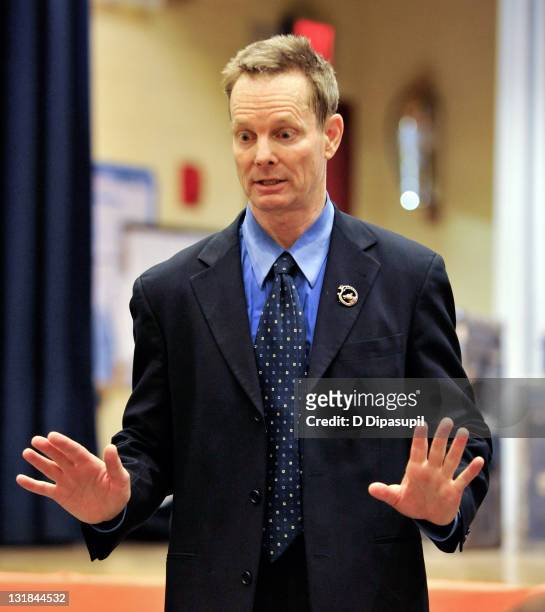 Tony Award winning actor Bill Irwin attends the 42nd Street Gala Vaudeville Performance rehearsal at PS/IS 111 on November 5, 2010 in New York City.