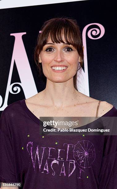 Spanish actress Laura Pamplona attends 'La Gran Depresion' premiere at Infanta Isabel Theatre on May 19, 2011 in Madrid, Spain.