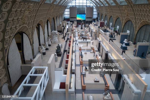 General view of the Musee d'Orsay on May 17, 2021 in Paris, France. All museums in France will be allowed to reopen on May 19th, 2021. In France, all...