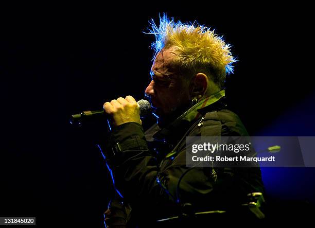 John Lydon of Public Image Ltd. Performs on stage at the Primavera Sound Music Festival on May 26, 2011 in Barcelona, Spain.