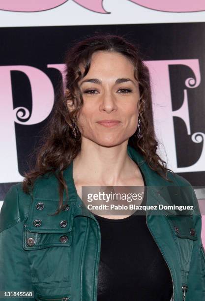 Spanish actress Isabel Serrano attends 'La Gran Depresion' premiere at Infanta Isabel Theatre on May 19, 2011 in Madrid, Spain.