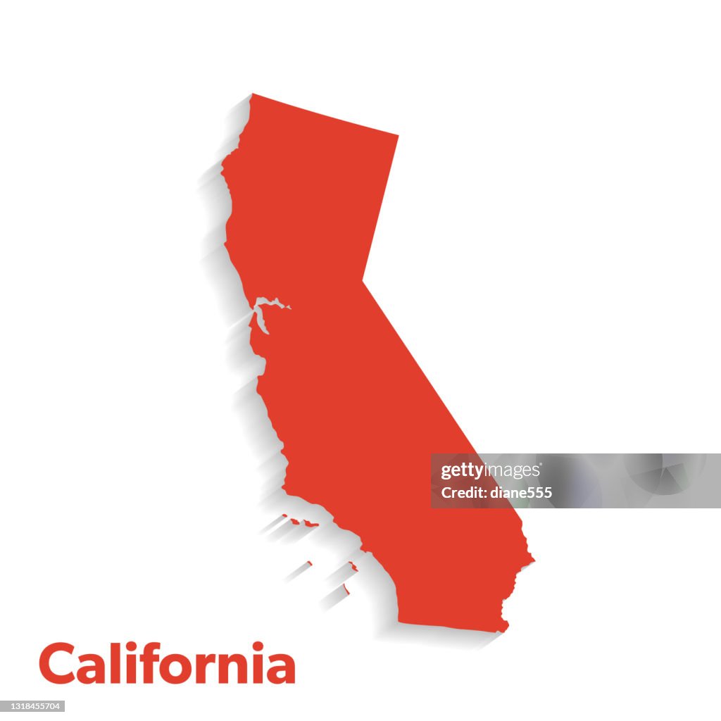 U.S State With Capital City, California