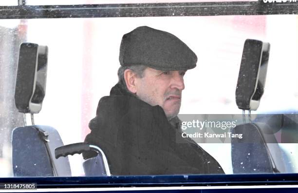 Rupert Everett seen on the film set for 'My Policeman' on May 17, 2021 in Brighton, England.