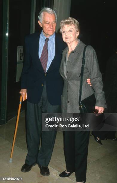 Peter Shaw and Angela Lansbury attend 37th Annual Publicists Guild of America Awards at the Beverly Hilton Hotel in Beverly Hills, California on...